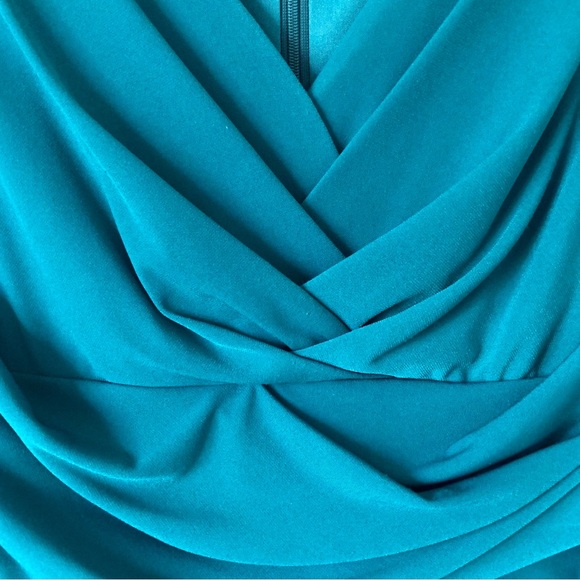 Teal Party Dress – Women's Extra Small - Picture 4 of 7
